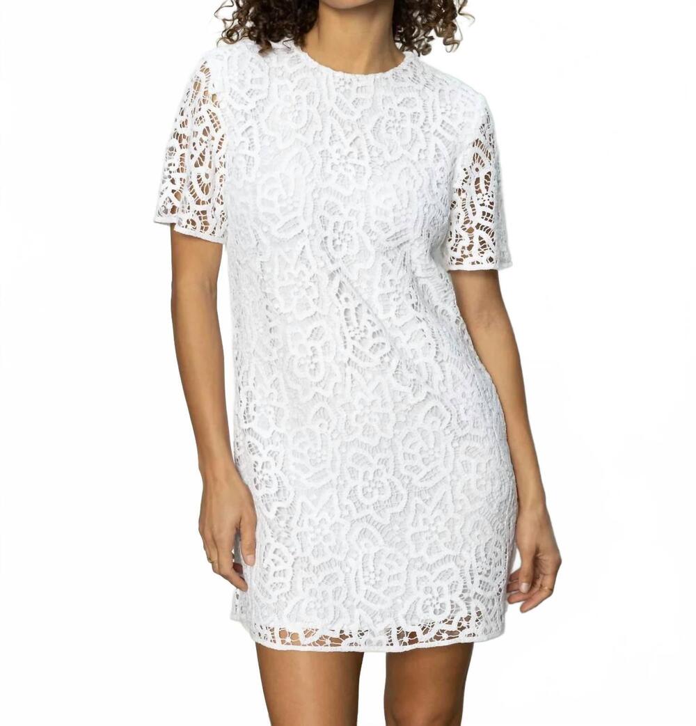 NEW SANCTUARY wanderer lace dress in white